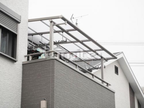 正規】オリジナルフラットテラス(F型)2階ベランダ用 テラス屋根を値引