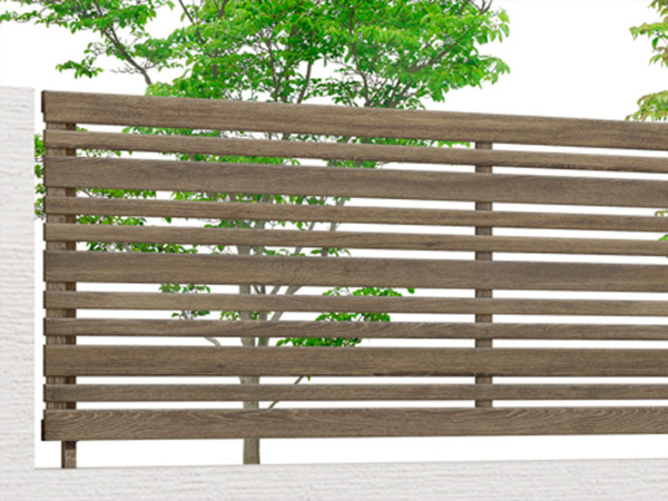 正規】LIXIL木製調AA YR1型 横格子(ランダム)形材 フェンスを値引45
