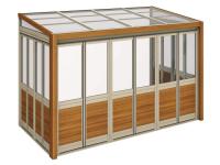 正規 Lixil木製調ガーデンルームgf 折戸仕様ガーデン サンルームを値引30 工事販売 愛知三重岐阜