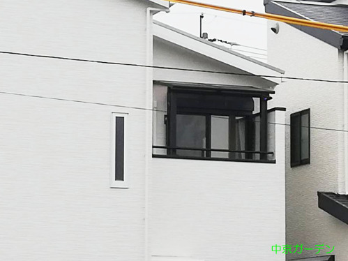 施工例画像：愛知県 名古屋市  ベランダ屋根LIXILスピーネ2階