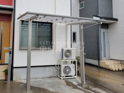 施工例画像：愛知県 名古屋市  YKK独立式レセパTタイプ1階用 YKKアリュース1台用