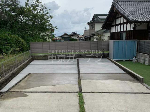 施工例画像：岐阜県 可児市  ユニソンスプレスタンドライト オリジナル土間コンクリート